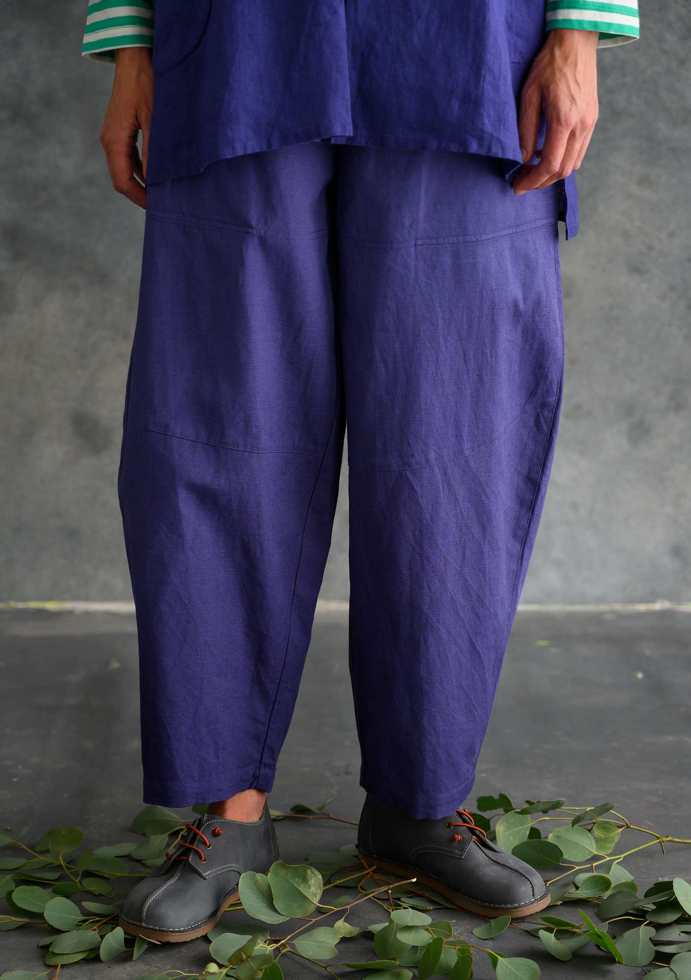 Pantalon uni violet