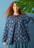 Blouse "Andes" en coton biologique (indigo foncé S)