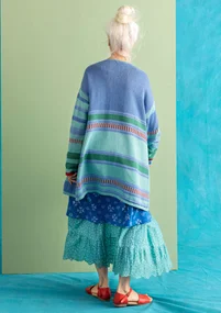 Gilet "Dagmar" en coton recyclé et biologique - ruisseau de prairie/rayé