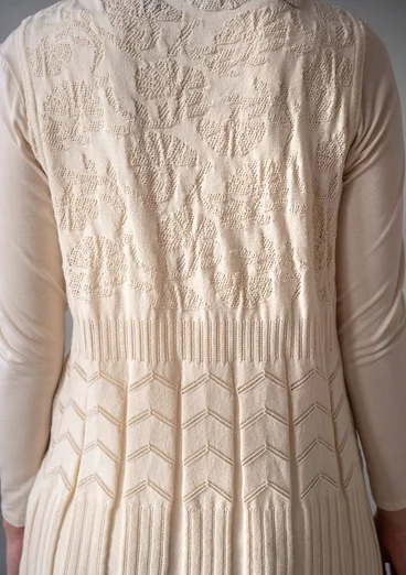 Strickkleid „Raya“ aus Bio-Baumwolle - ungefärbt