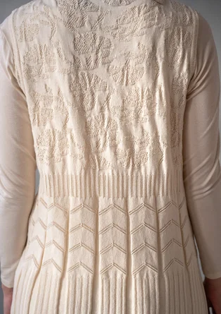 Strickkleid „Raya“ aus Bio-Baumwolle - ungefärbt