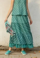 “Eka” woven organic cotton skirt - artemisia