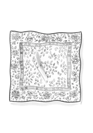 Scarf "Kirana" i ekologisk bomull - celadon