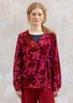 Velurjakke «Cornus» i økologisk bomull / resirkulert polyester (rødbete M)