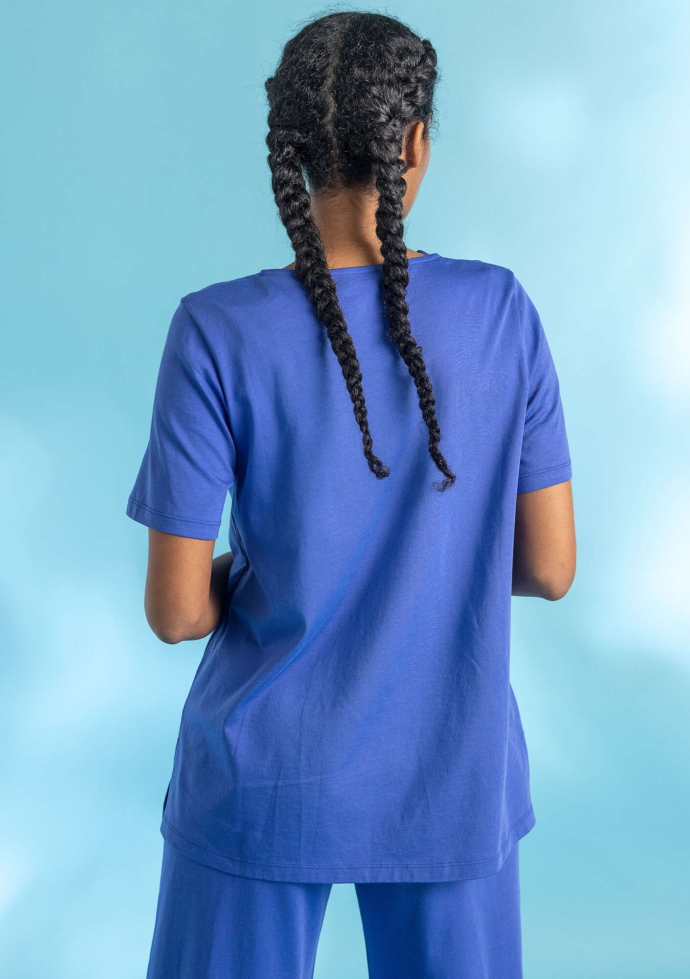 T-Shirt „Oriana“ aus Bio-Baumwolle/Modal brillantblau thumbnail