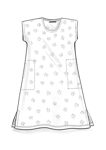 Robe "Galilei" en jersey de lyocell/élasthanne - pivoine foncé