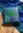 Housse de coussin "Gnistra" en coton biologique - vert bouteille