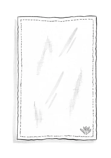 Washed linen tablecloth - natural