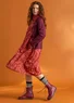 Gilet en laine biologique (bordeaux M)