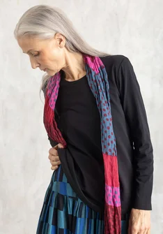 Top "Mona" en jersey de coton biologique/élasthanne - noir