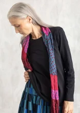 Tricot top "Mona" van biologisch katoen/elastaan - zwart