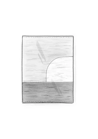 Teppich „Asahi“ aus Wolle - staubgrün