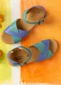 Sandalen aus Nappaleder (dunkellavendel 38)