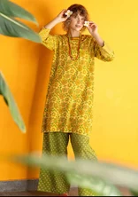 Tunique "Heera" en maille de coton biologique - mangue