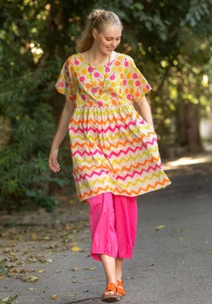 “Ping” woven organic cotton dress - natural