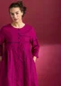 Woven “Ava” dress in organic cotton (hibiscus S)
