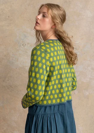 Vest "Vendela" van biologisch/gerecycled katoen - rozemarijn