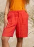 Vevd shorts i lin (reddik S)
