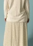 “Billie” organic cotton/modal jersey skirt (oatmeal/patterned XL)