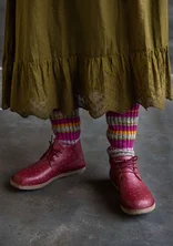 Bottines « Pepper » en cuir nappa - grenade