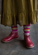 Laarzen "Pepper" van nappa - granaatappel