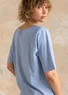 Jerseyshirt „Himla“ aus Bio-Baumwolle (nebelblau M)