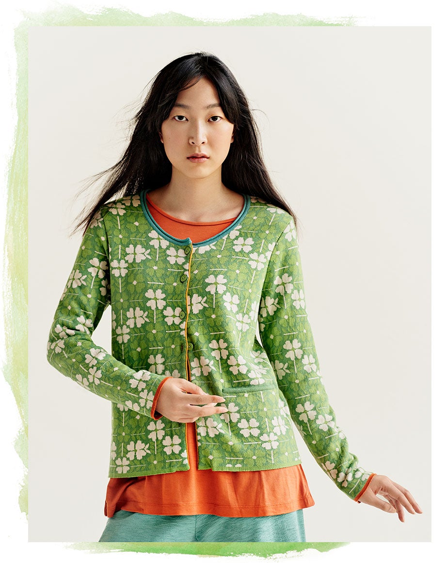 The “Maja” patterned cardigan