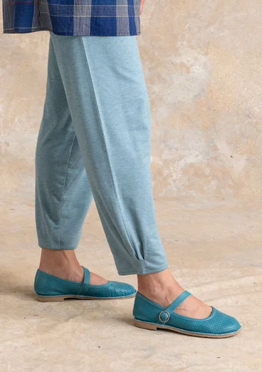 Ballerinas aus Nappaleder - teal