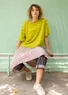 “Elise” organic cotton/modal top (neon green L)