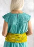“Pezenas” woven organic cotton dress (jade S)
