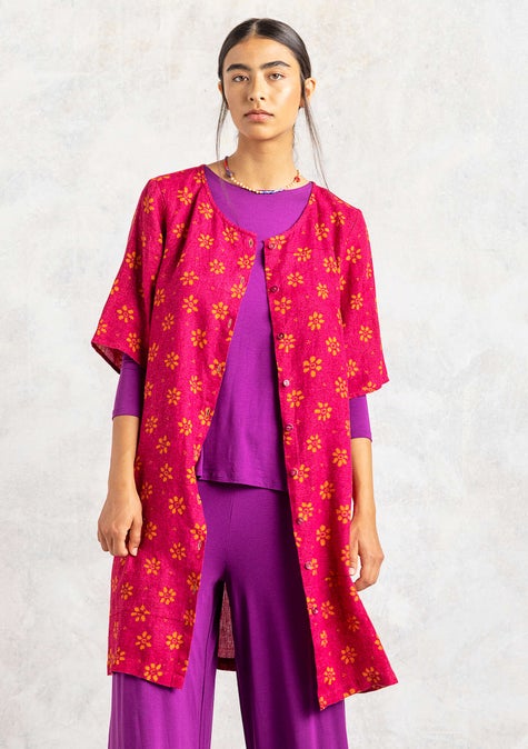 Robe Ester cyclamen/patterned