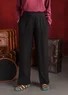 Tricot broek van lyocell/wol (zwart M)