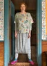 Bluse „Transparens“ aus Öko-Baumwolle/Seide (hellwarmgrau XS)