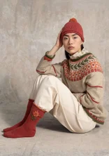 Strickpullover „Arktis“ aus ungebleichter Wolle - ungefärbt
