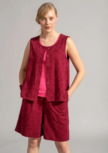 Jerseyshorts „Runa“ aus Bio-Baumwolle - purpur