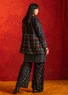 Blouse "Lalita" en coton biologique (noir S)