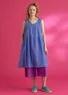 Ärmelloses Webkleid „Nord“ aus Bio-Baumwolle (lotusblau XL)