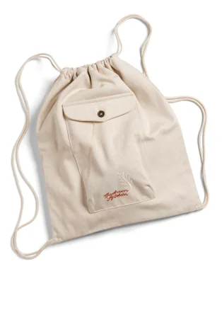 Einfarbiger Rucksack „Tundra“ aus Bio-Baumwolle - ungefärbt