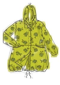 Parka "Nice" en écocoton - vert tropical
