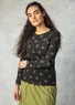 Top " Amandine" en coton biologique/modal (noir XS)