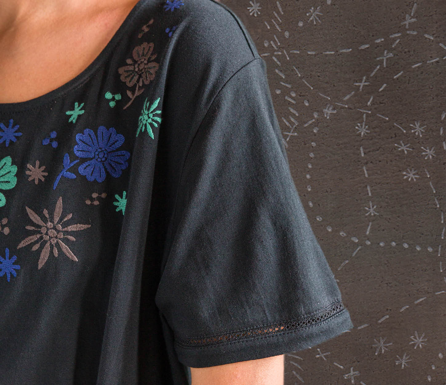 “Athenea” organic cotton nightgown
