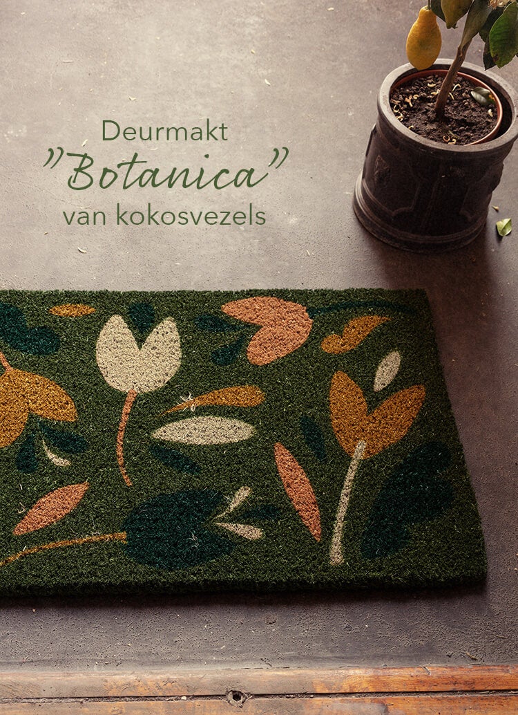 “Botanica” coir doormat