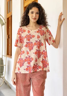 Jerseyshirt „Rema“ aus Bio-Baumwolle - auster