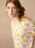 Shirt „Krysantemum“ aus Bio-Baumwolle/Modal (feder S)