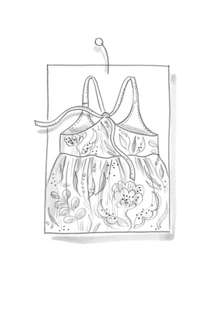 Robe "Artichoke" en tissu de coton biologique - 