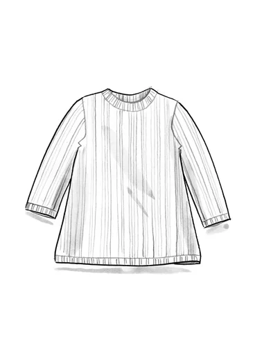 Pull "Midori" en coton biologique - émeraude foncé