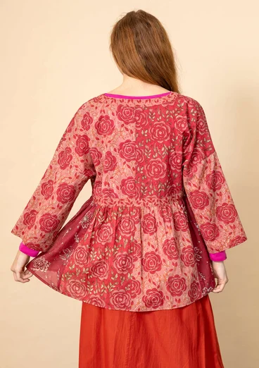 Wickelbluse „Roza“ aus Bio-Baumwollgewebe - aschrosa