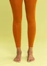 Legging uni en polyamide recyclé (noix de pécan S/M)