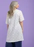 Woven dress in organic cotton (light ecru S)