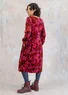 Velourskleid „Cornus“ aus Bio-Baumwolle/Recycling-Polyester (rote bete M)